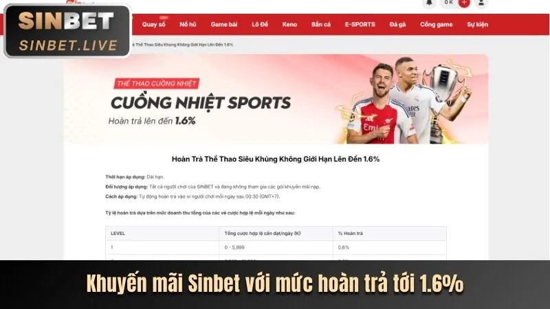 Cá cược thể thao trên ứng dụng vn999 apk